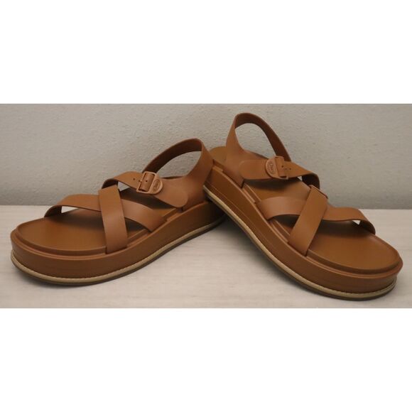Chaco JCH109480 Women's Sz 11M Cashew Brown Townes Midform Sandals - Picture 1 of 15